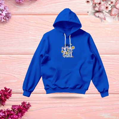 Premium Comfortable Stylish (Cute Girl-Blue) Ladies winter hoodie